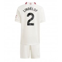 Manchester United Victor Lindelof #2 Tredje Dräkt Barn 2023-24 Kortärmad (+ Korta byxor)